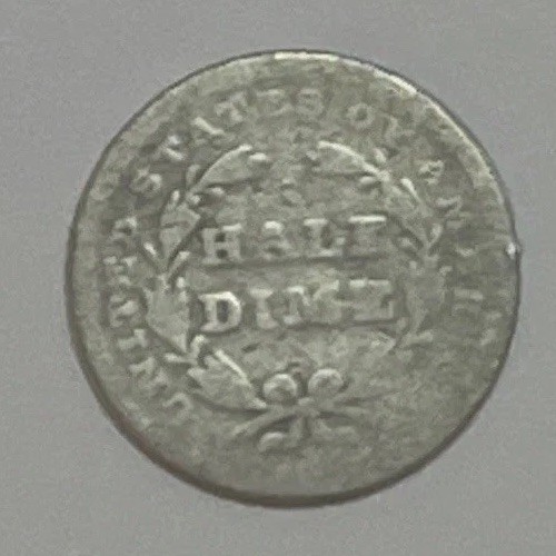 1840 Seated Liberty Half Dime Silver