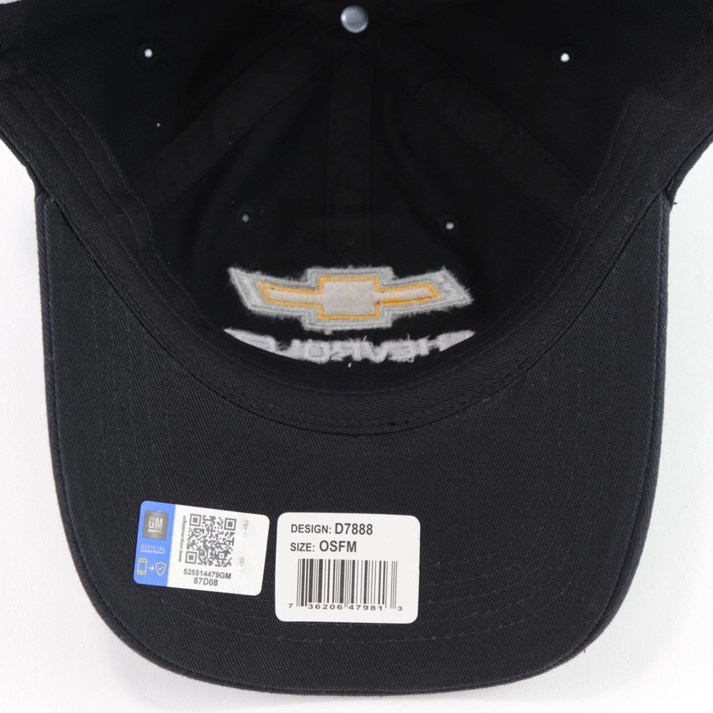 Chevrolet Performance Black Baseball Hat Ball Cap Embroidered Unstructured