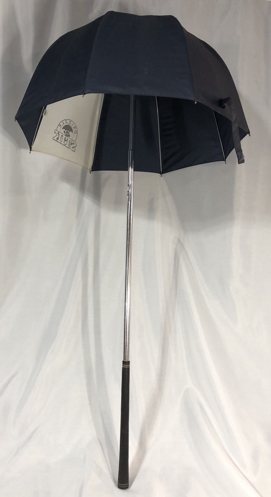 Drizzle Stick Golf Umbrella Navy Blue/ White