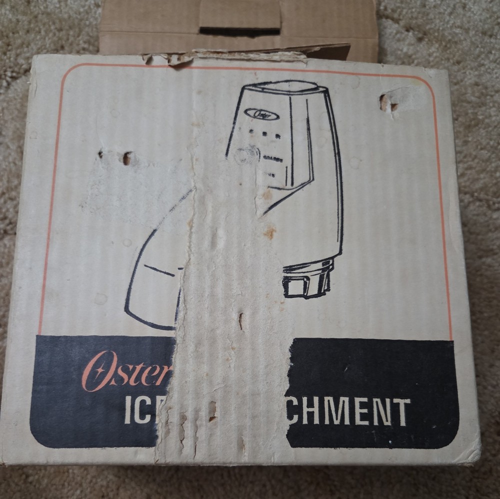 Osterizer Ice Crusher Attachment in its Original box