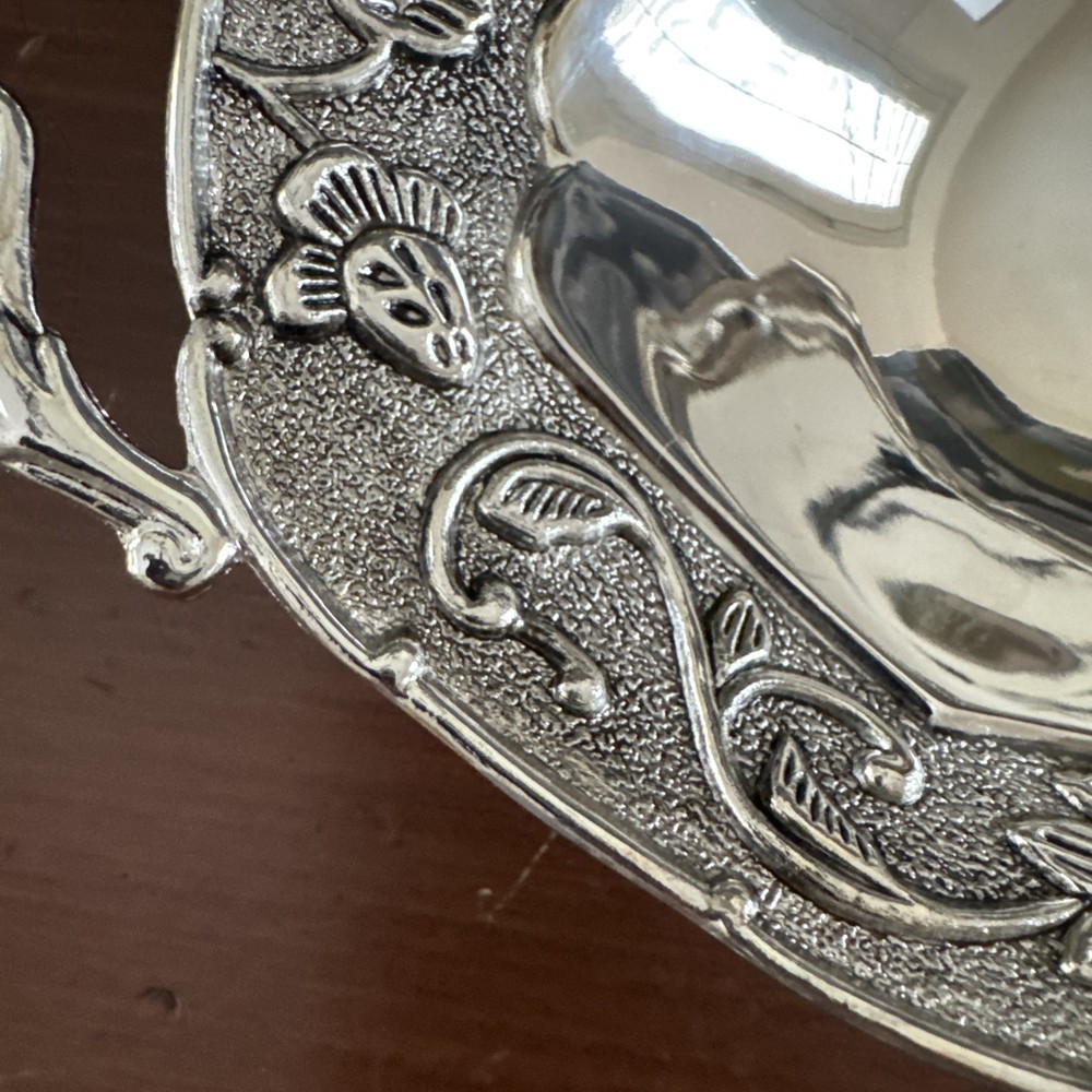 Vintage Silver-plated Footed Candy Dish