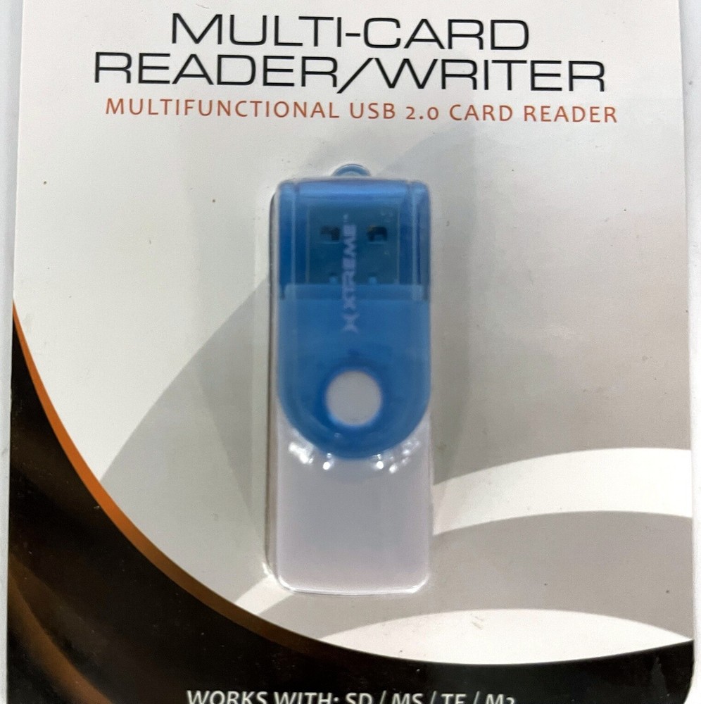 XTreme Tech Multi Card Reader Writer USB 2.0 Secure Digital Multifunctional SD