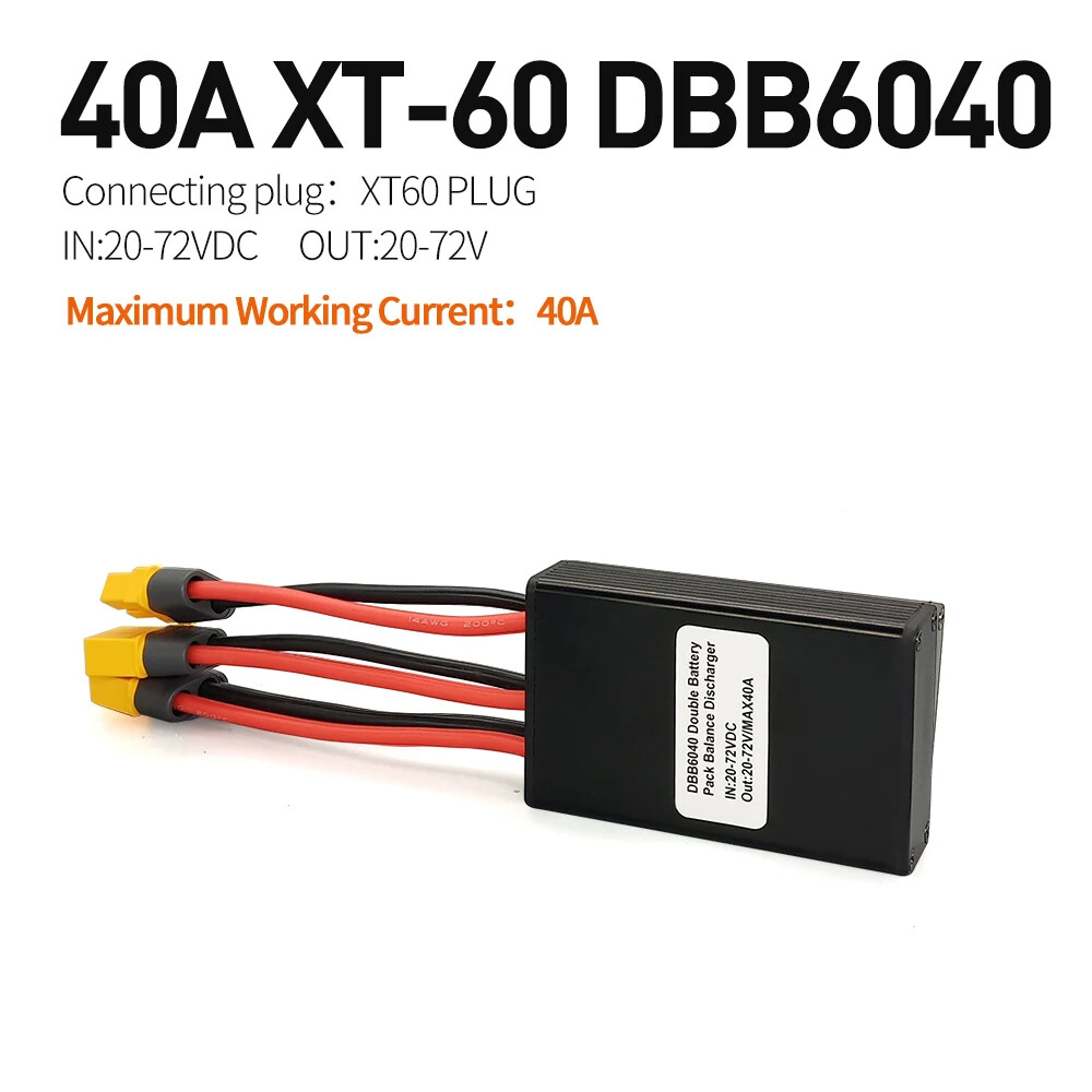 Double Battery Connection Adapter Switcher Module 20/30/40A E-bike 20V-72V