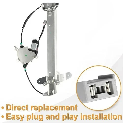 Power Window Regulator with Motor Replacement for Lincoln Front Passenger Side