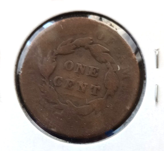 1834 Large Cent/US Coin/Nice