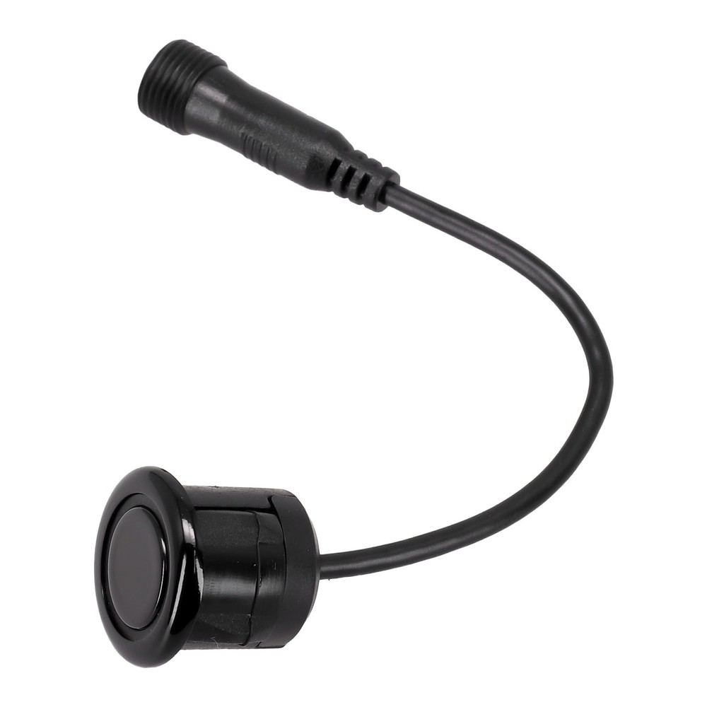 Black Car Reverse Parking Sensor 18 5mm Cable Waterproof and Efficient