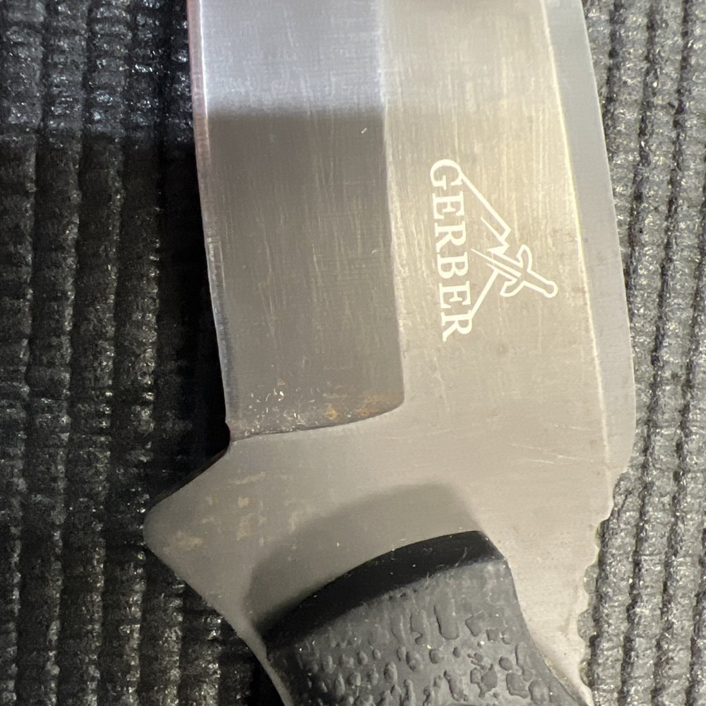 Gerber Profile Drop Point Fixed Blade Knife w Sheath