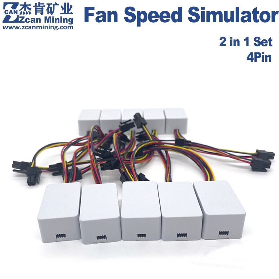 Avalon Miner Fan Simulator 2 in 1 Set For Ebit E12 E10 Wind Miner K9