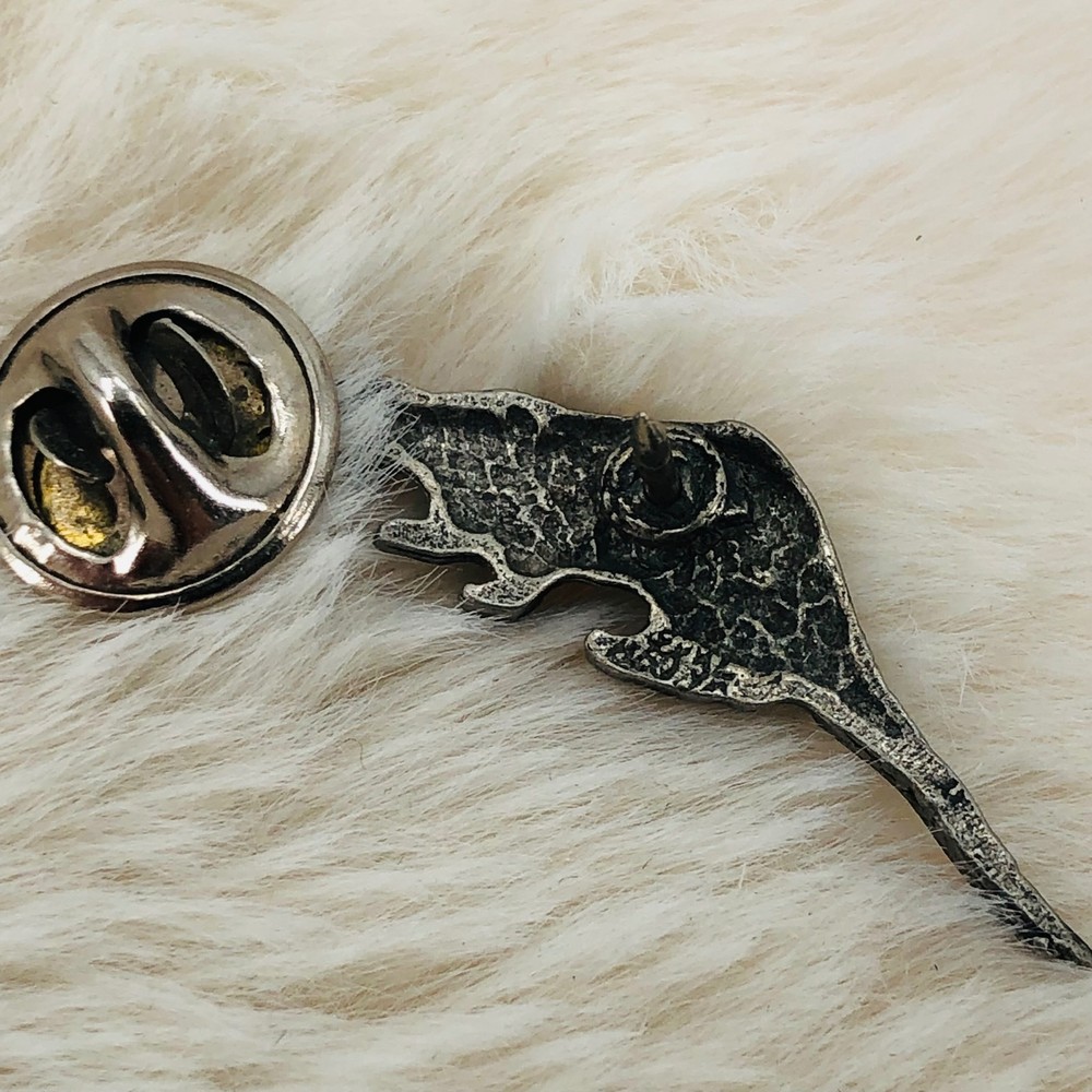Pewter River Otter Animal Lapel Pin