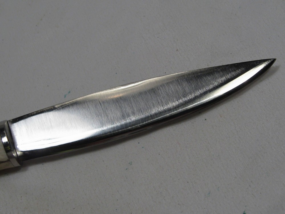 Custom Handmade Antler Handle Fixed Blade Knife. #78