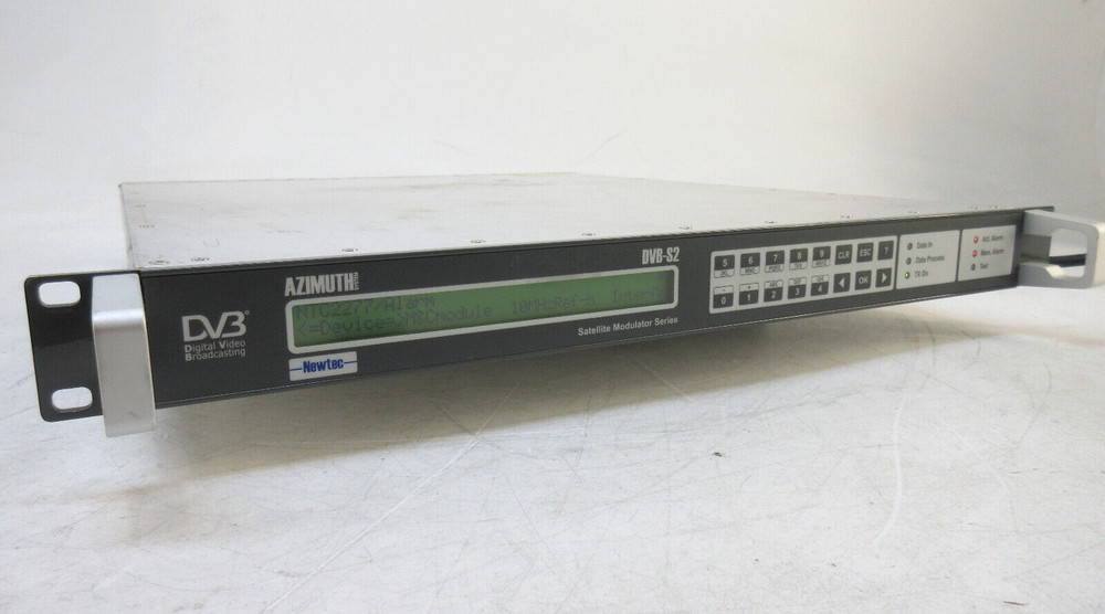 Newtec Azimuth DVB-S2 Broadcast Satellite Modulator Type: NTC/2277/xF