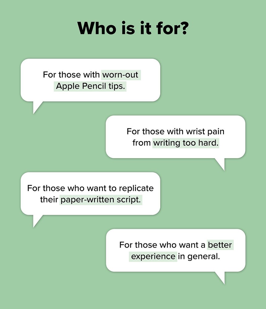 For Apple Pencil Pro 1st 2nd Gen | Ringke [Replacement Tip] Precise Enhanced Nib