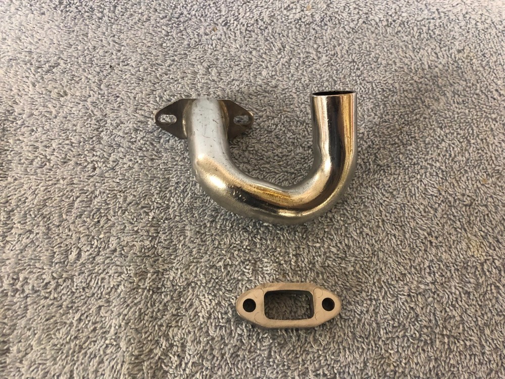 RC Helicopter 60 Size Side Exhaust Engine Header With Exhaust Spacer