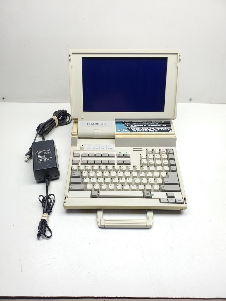 Sharp MZ-100 Luggable PC Power Tested