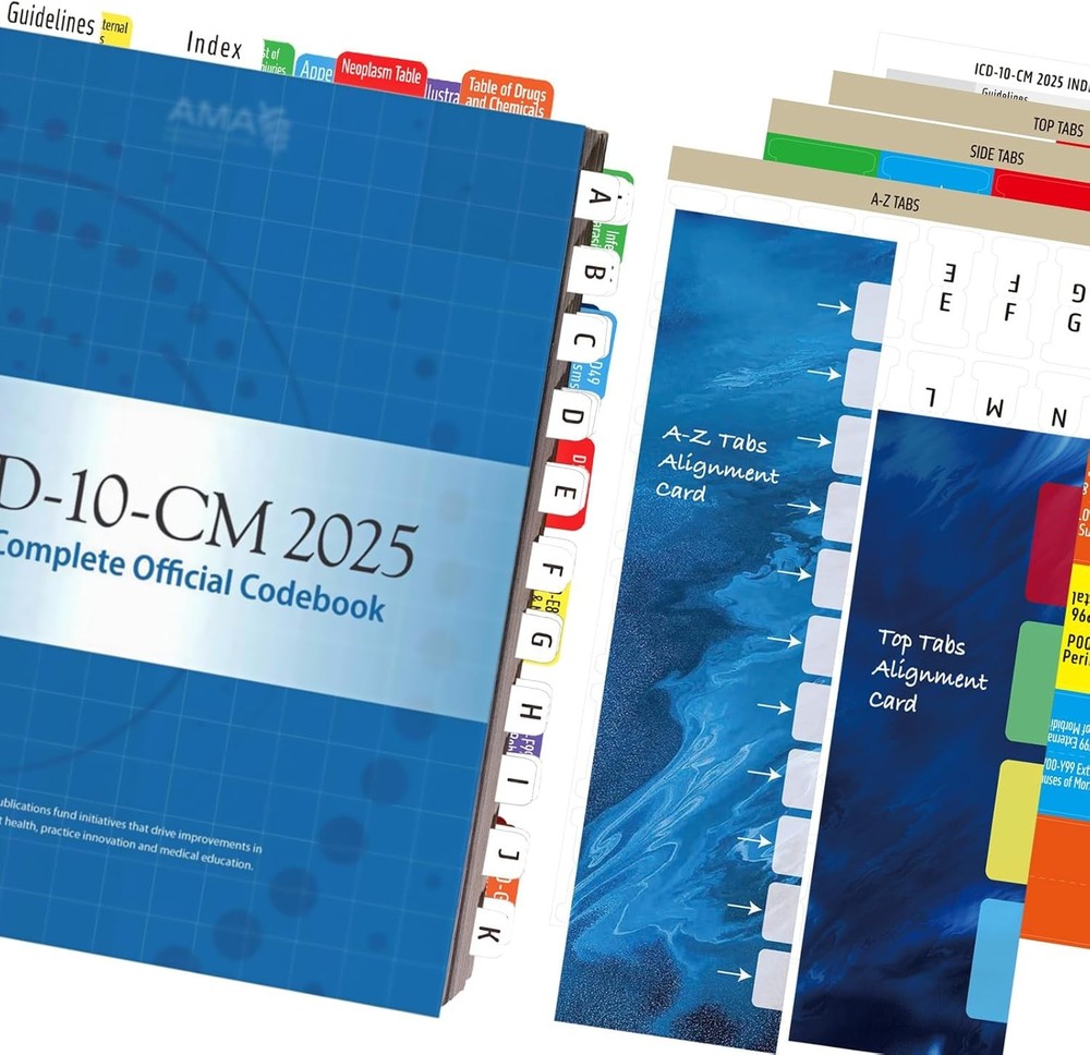 Index Tabs for ICD-10-CM 2025 The Complete Official Codebook - Navigate with...