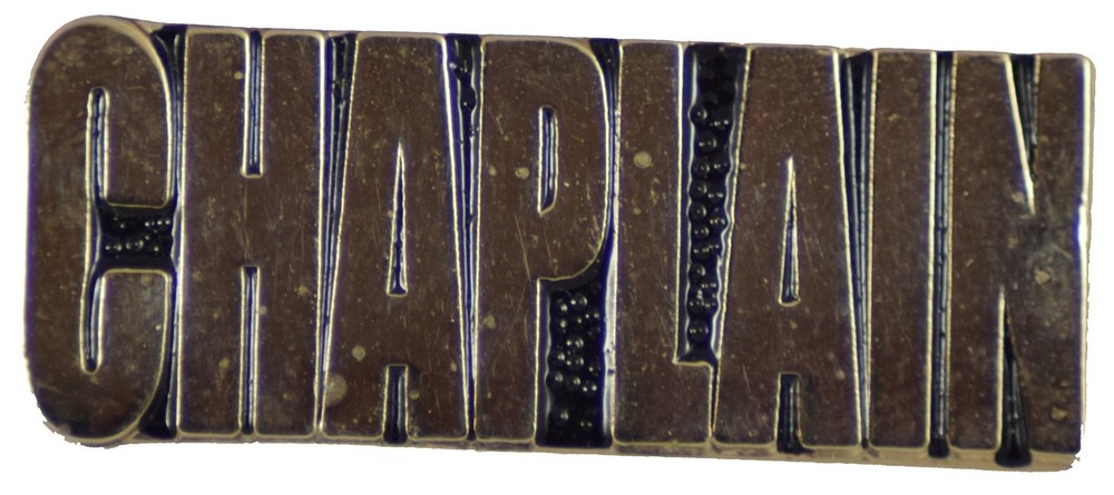 CHAPLAIN HAT PIN