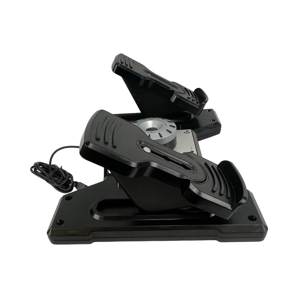 Logitech G Flight Simulator Rudder Pedals J-U0005 PC USB - Tested