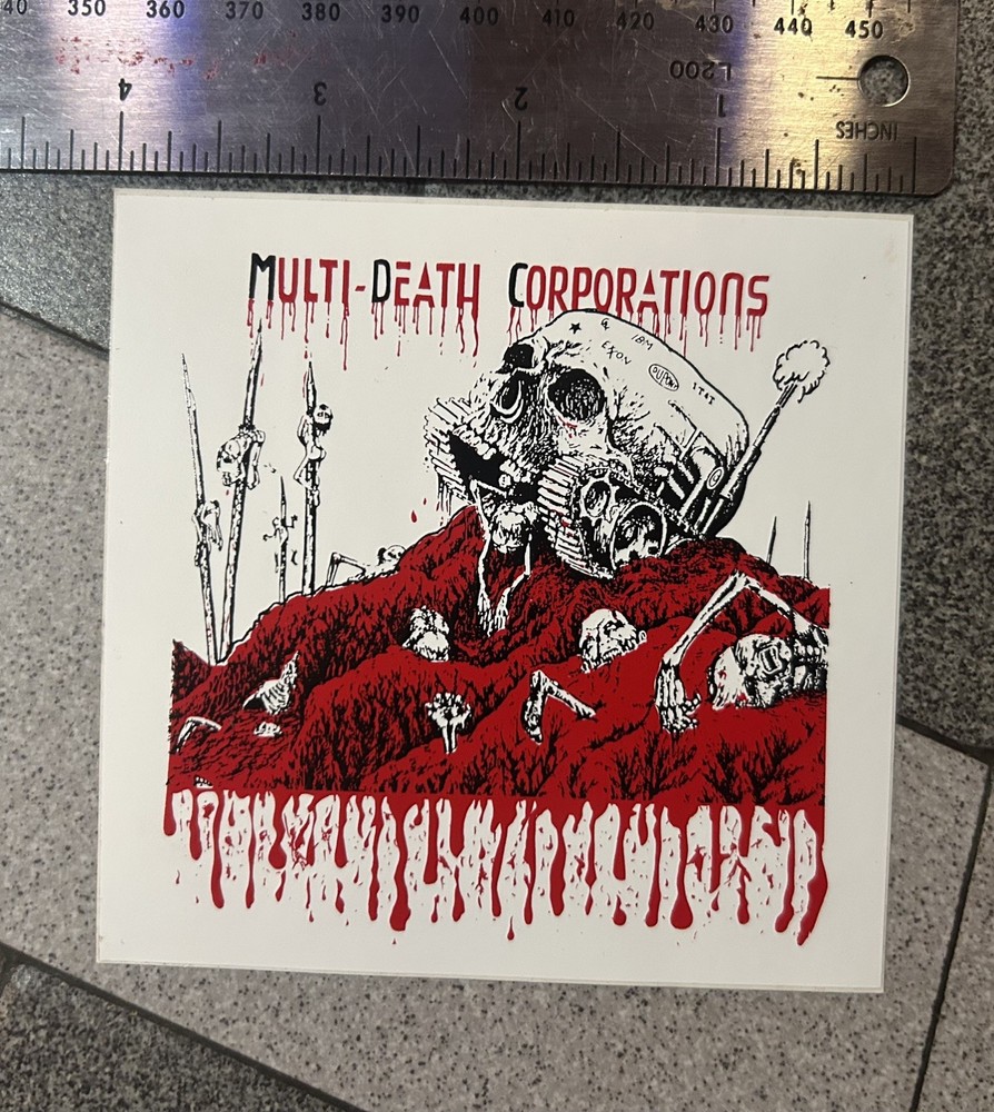 MDC sticker punk Hardcore Vintage