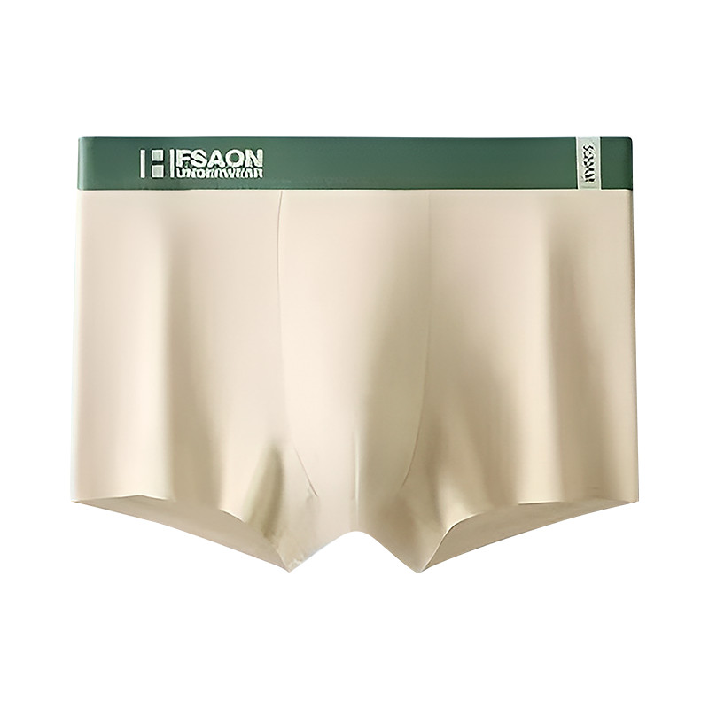 4 PCS Men's Underwear Soft Boxer Briefs Breathable Comfortable Trunks