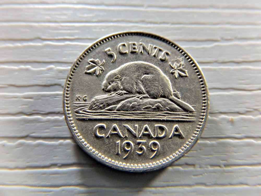 CANADA 1939 5 Cents