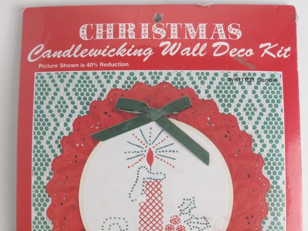 Wang's Christmas Candlewicking Wall Deco Kit