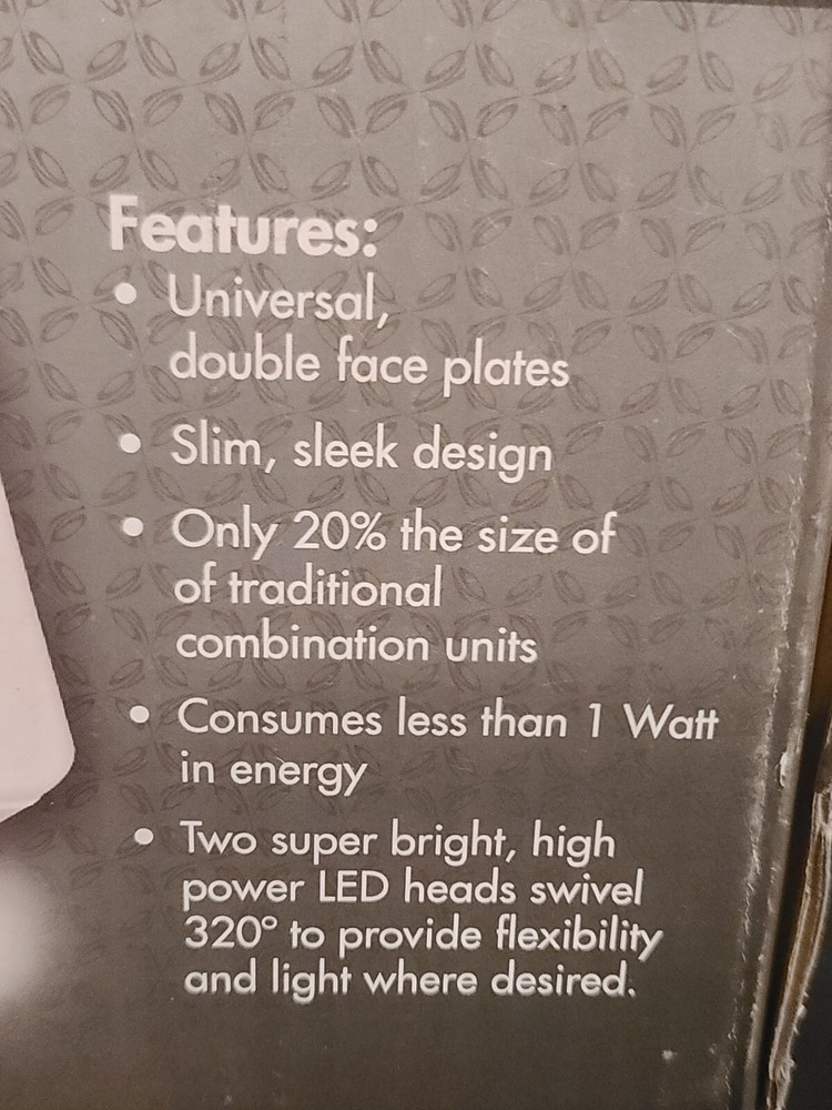 TCP Lighting Adjustable LED Emergency Exit Light Combo Double Head Green 120/277