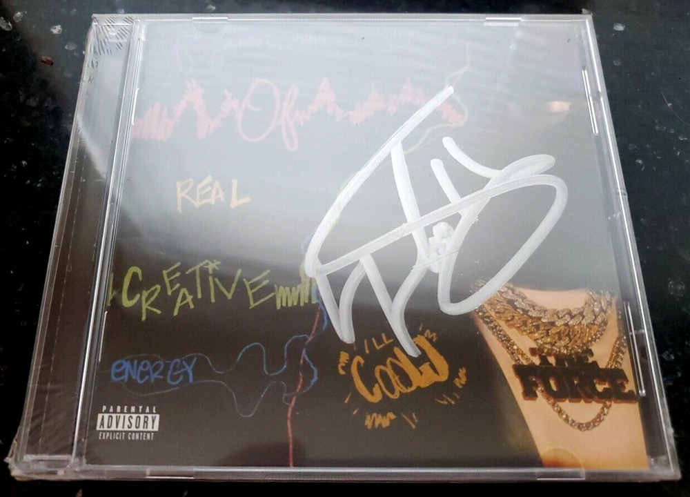 LL COOL J SIGNED  CD THE FORCE AUTOGRAPHED 2024