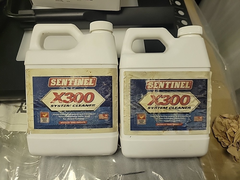 Sentinel X300 Cleaner For New Systems 1qt Combination Boiler 2 Packs