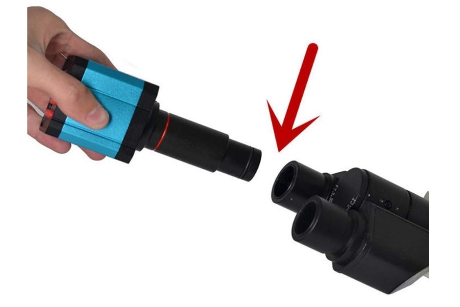 37MP 1080P 60FPS USB Industrial Microscope Camera with Conversion Adapter