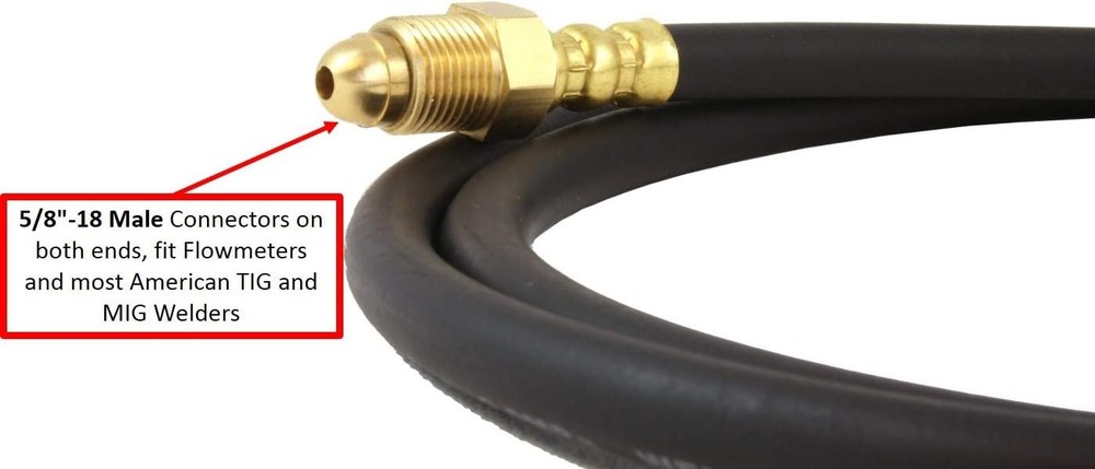 VICTOR Flowmeter Regulator for Argon, Argon/CO2 and + 10' Hose