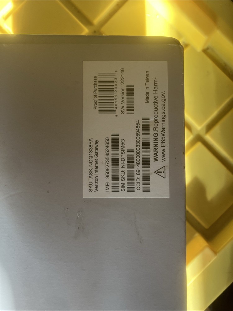 Verizon Internet Gateway (ask -ncq1338FA)