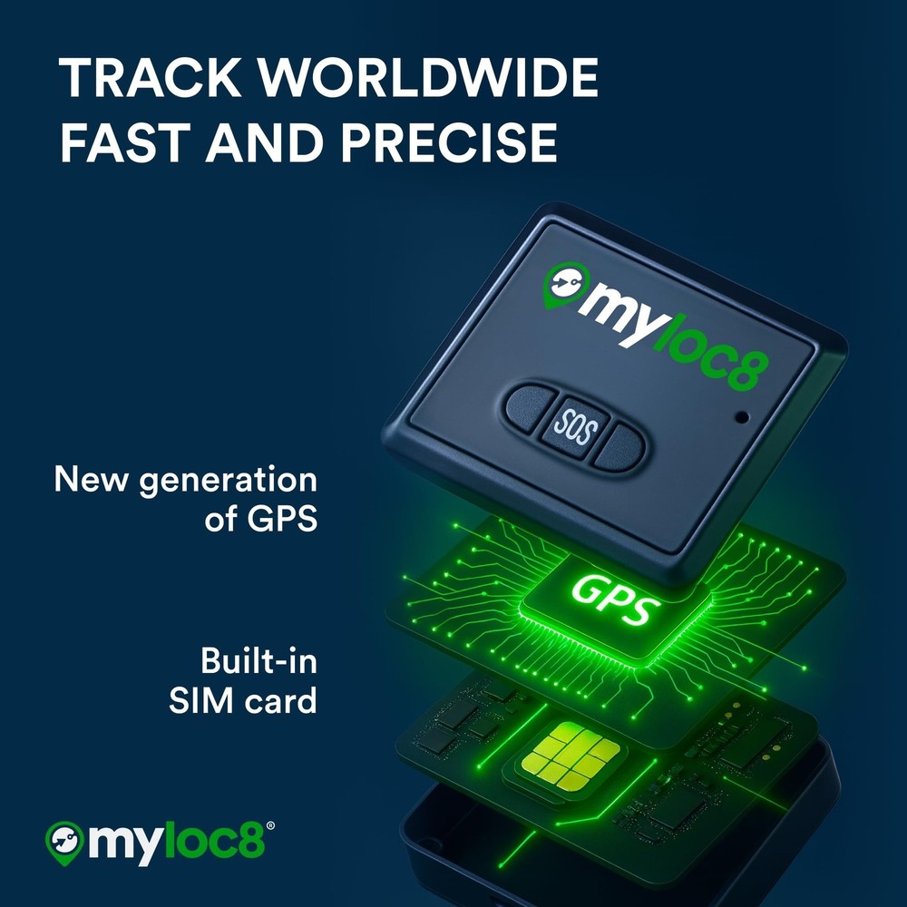 GPS Tracker for Vehicles with Magnet– 4G LTE Real-Time Location Device wit