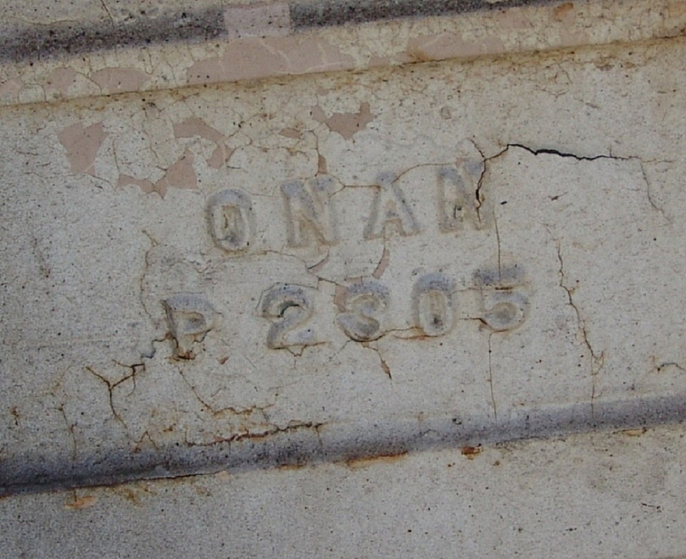 Onan marine diesel generator