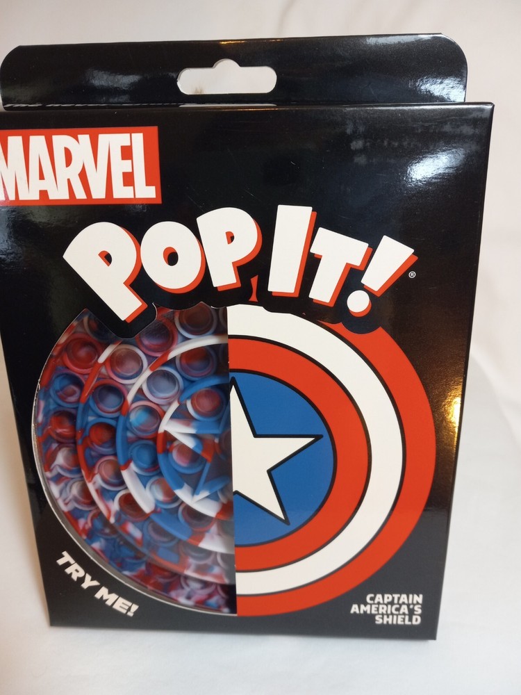 Marvel Bubble Pop It Game Captain Americas Shield