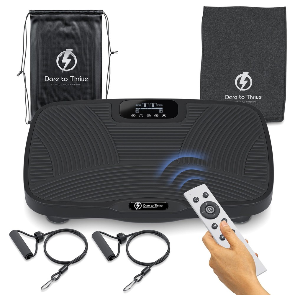 DareToThrive Portable Vibration Plate Exercise Machine - Full Body Vibration ...