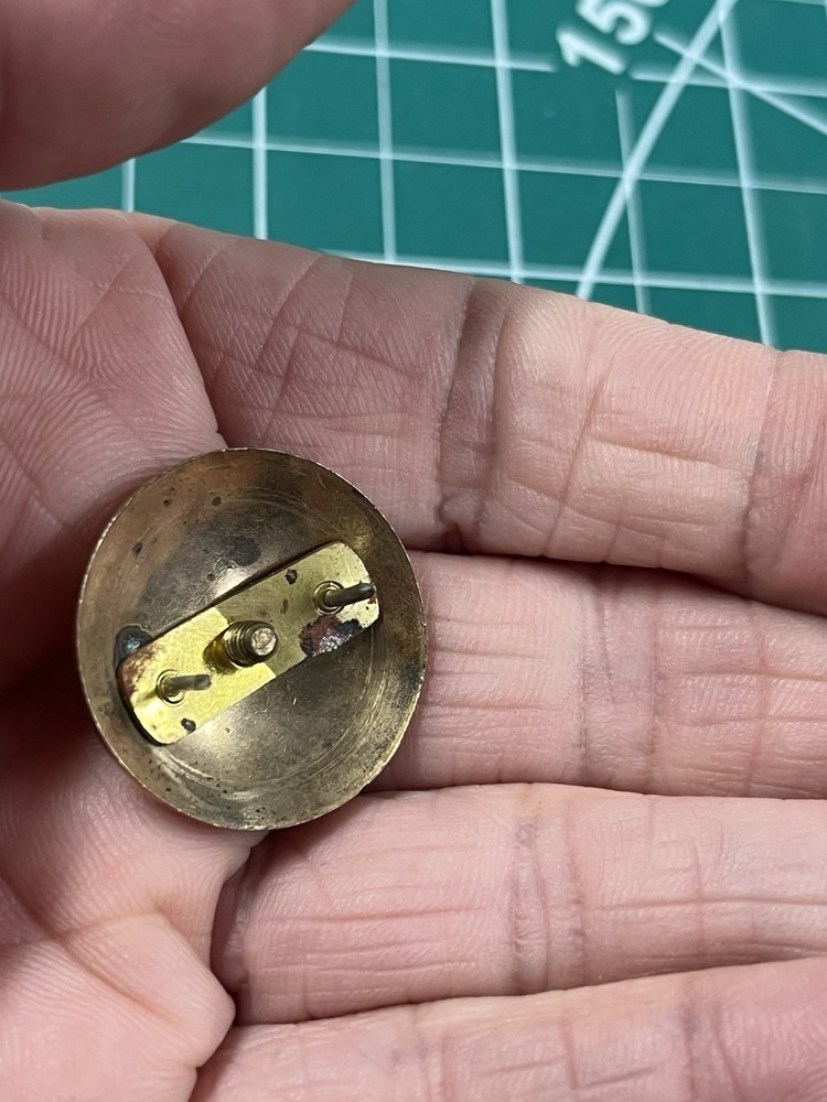 Korean War Era 140th Regiment Domed Collar Disk Disc