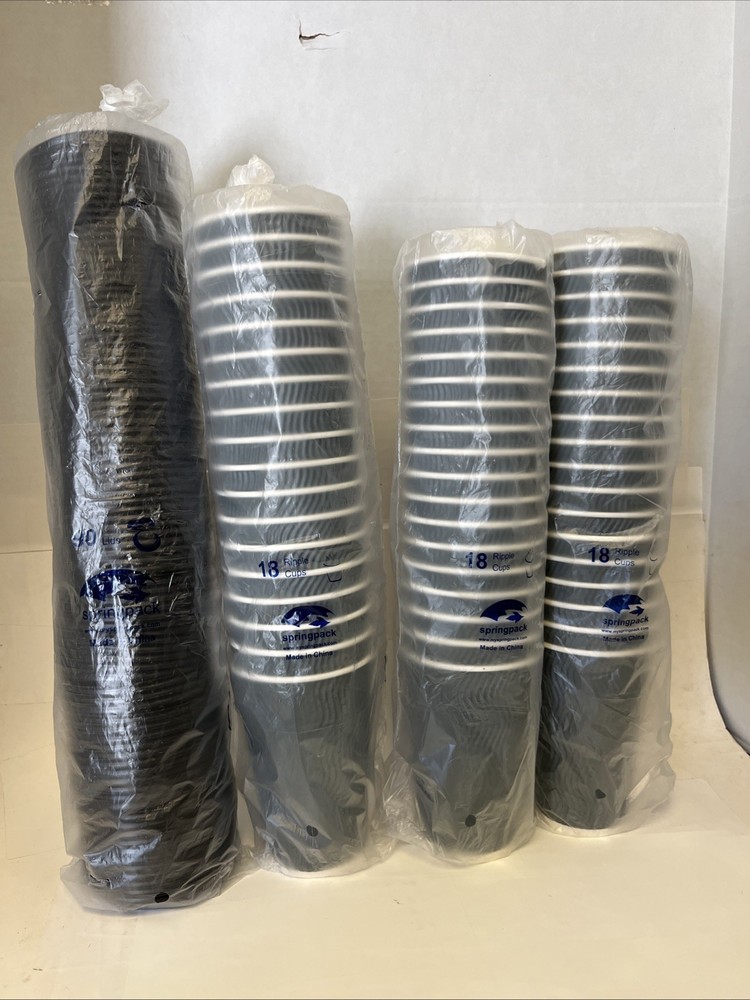 Springpack 54 Coffee Cups And 90 Coffee Lids