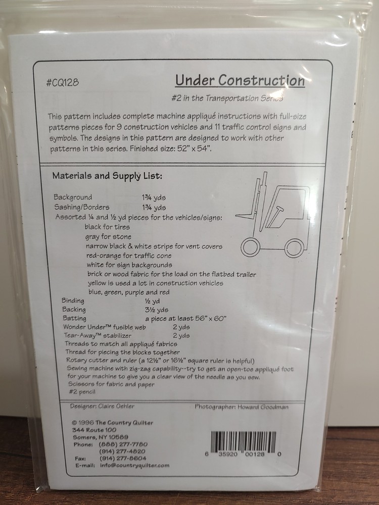 Under Construction Quilt Pattern Instructions Transportation Nursery Quilt P6