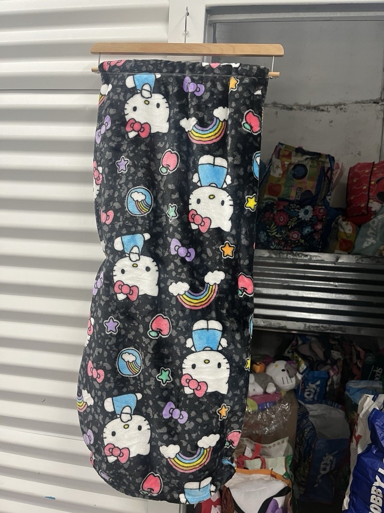 Hello Kitty Black Cloud Throw