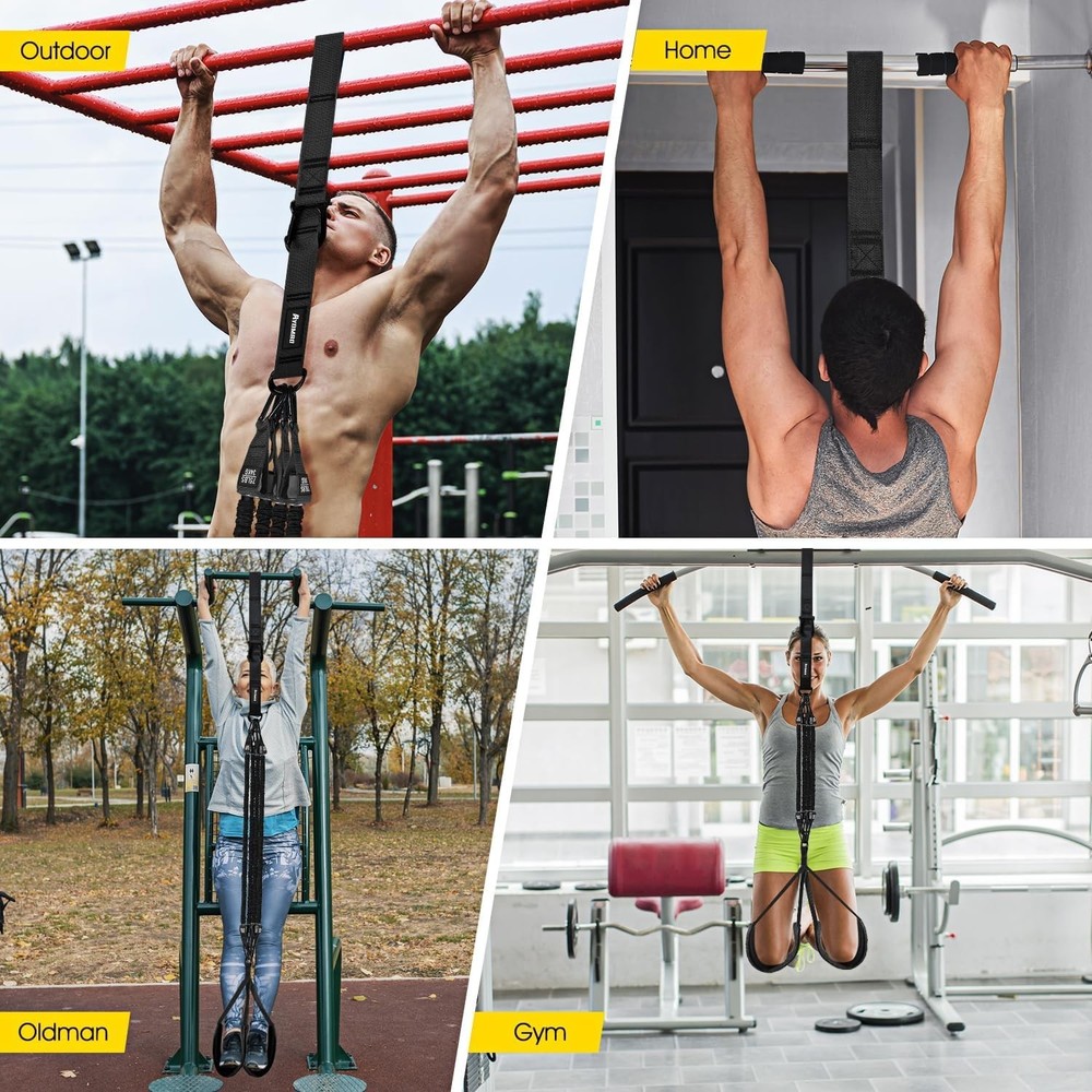 Durable Resistance Bands for Pull Up & Body Strength Training - 300 lbs Support