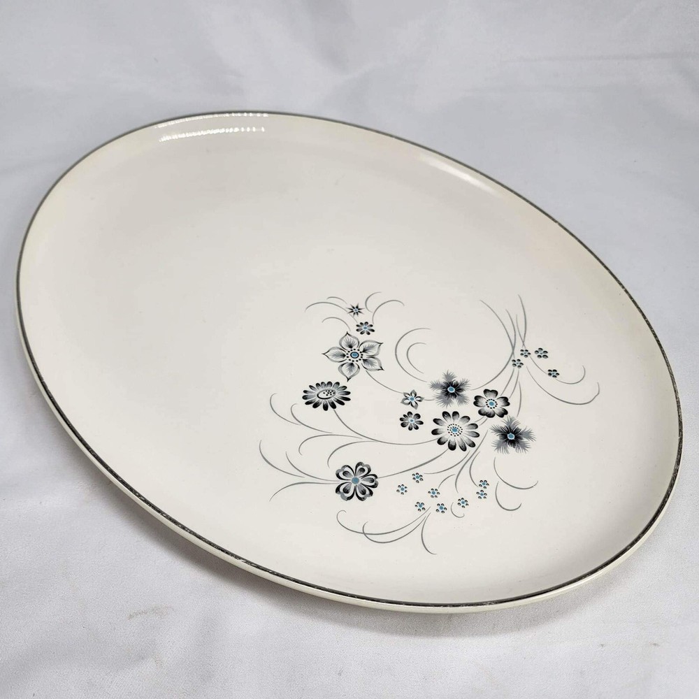 Taylor Smith Taylor Silver Mist 13" Serving Platter