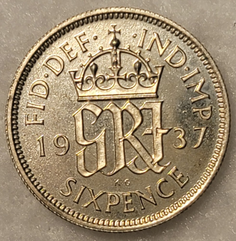Great Britain Y87 6 pence 1937 - Proof Uncirculated