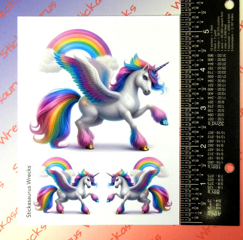 Unicorns & Rainbows Sticker Sheet