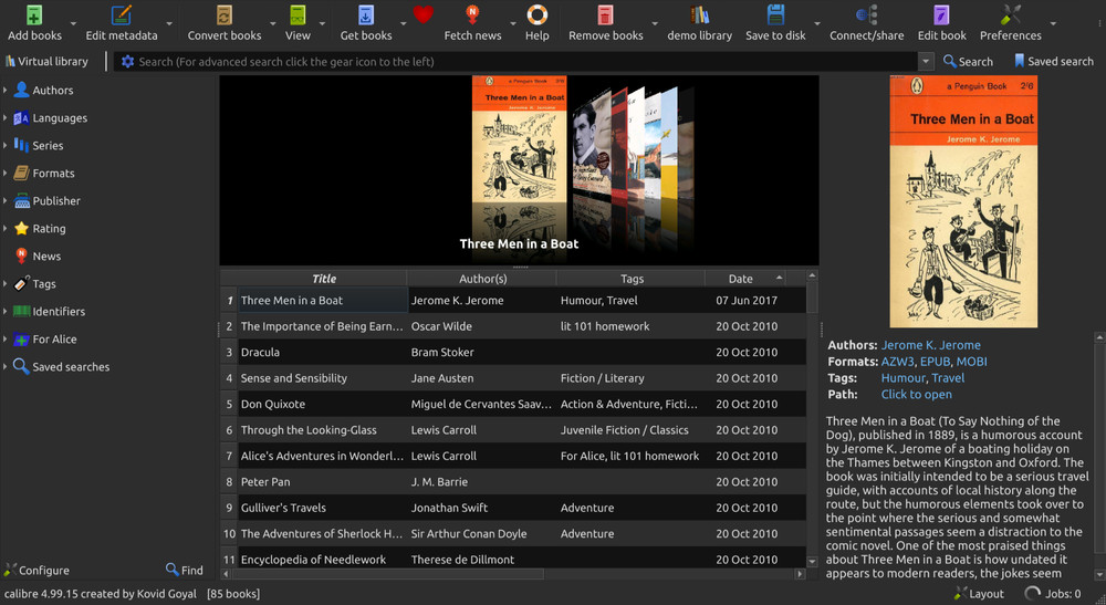Calibre E-Book Manager & E-Reader Software for Windows & MacOS on USB or DVD