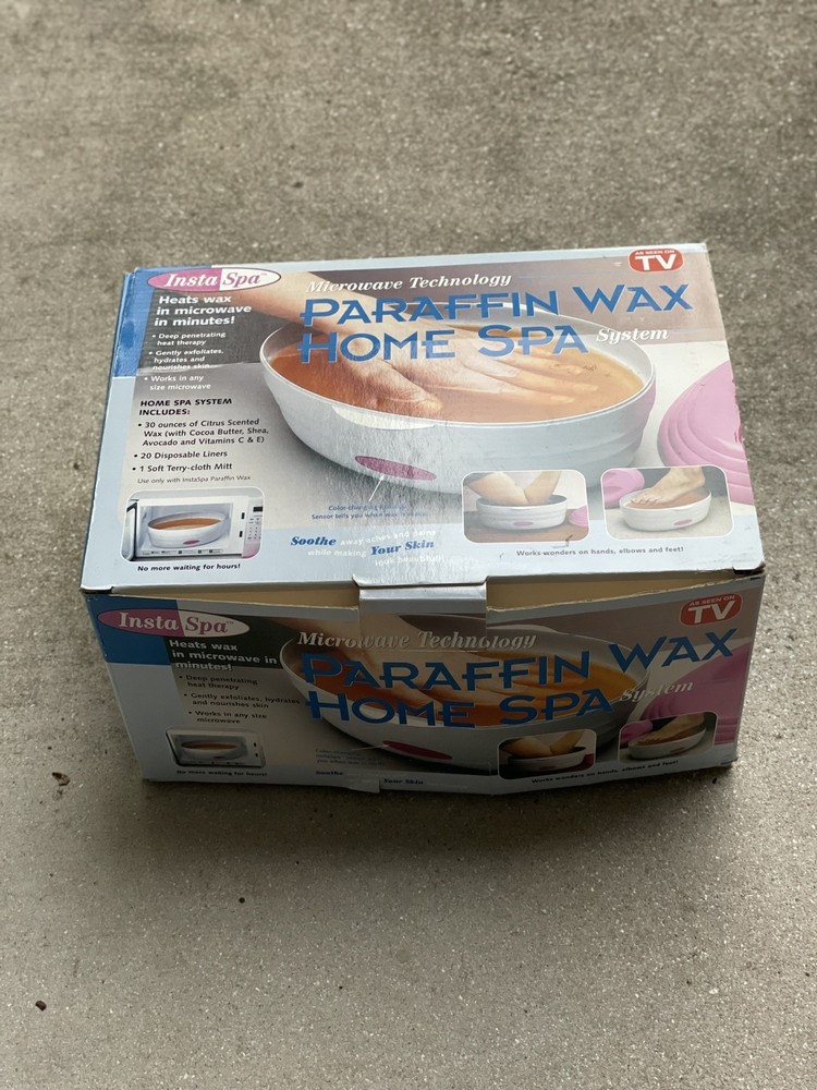 Insta Spa, Paraffin Wax Home Spa System, Microwave Technology - Never Used