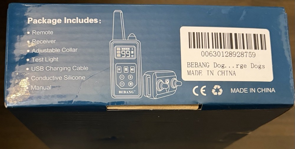 Bebang Dog Training Collar