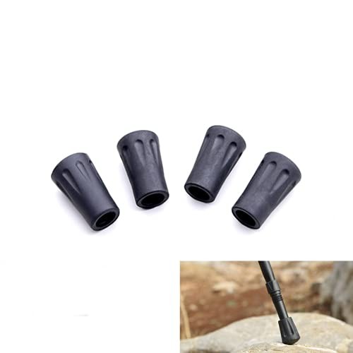 Walking Stick Tips Rubber 4 Pack Trekking Pole Tips_4pcs