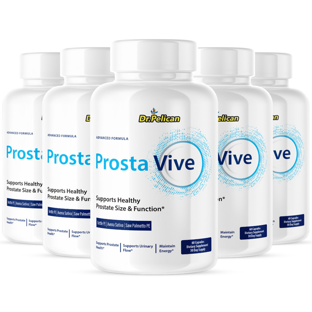 Prosta Vive - Prostate Support- 5 Bottles- 300 Capsules