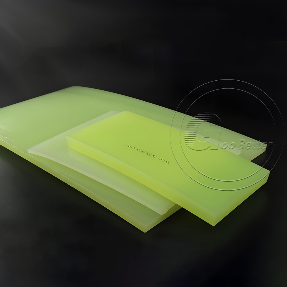 90A Polyurethane Roll Sheet PU Rubber Board Elastic Damping Cushion Thick 2-30mm