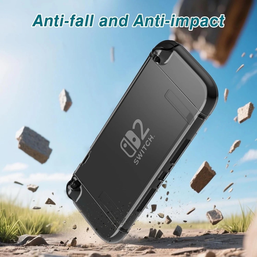 Clear Cover Case for Nintendo Switch 2 PC Protective Case for Nintendo Switch 2